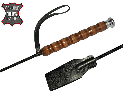 Чёрный стек с фигурной ручкой Sitabella 3032-1 (70 см)