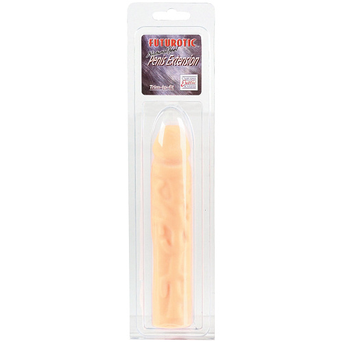 Насадка-удлинитель телесного цвета California Exotic Novelties Futurotic Natural Feel Penis Extension SE-1620-00-2 (17 см)