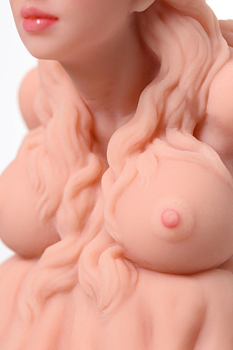 Кукла-мастурбатор с вагиной без вибрации телесного цвета KOKOS ISABEL M10-003-8