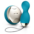 Бирюзовые вагинальные шарики с ДУ Lelo Hula Beads Ocean Blue LEL7541