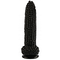 Чёрный фаллоимитатор-кукуруза на присоске Сумерки богов 1015-25 BX DD (20,5 см)