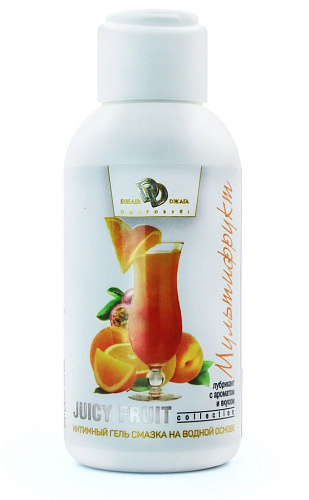 Интимный гель на водной основе с ароматом фруктов БиоМед JUICY FRUIT BMN-0011 (100 мл)