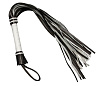 Чёрно-белая многохвостая плеть Sitabella 3010-13 (65 см)