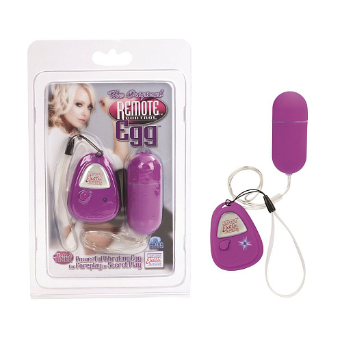 Беспроводное фиолетовое виброяйцо California Exotic Novelties The Original Remote Control Eggs SE-0080-14-2