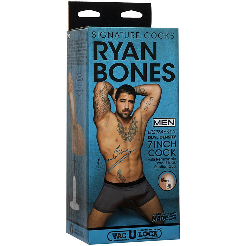 Телесный фаллоимитатор Doc Johnson Ryan Bones 7  ULTRASKYN Cock 8160-07-BX