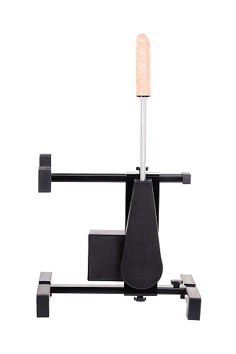 Чёрная секс-машина с фаллической насадкой бежевого цвета MyWorld - DIVA My Pleasure 907203