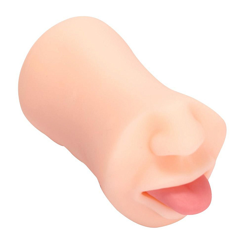 Мастурбатор-ротик телесного цвета Pornhub Deep Throat Stroker 94866