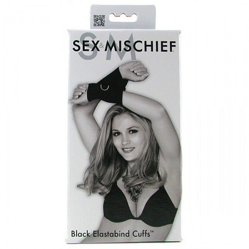 Фиксирующие широкие манжеты на запястья Elastabind Cuffs Sportsheets и Sex Mischief SS10052