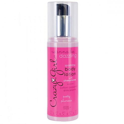 Мерцающий лосьон для тела с феромонами Crazy Girl Pretty Plumeria CE7001-06