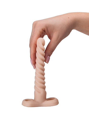 Спиралевидный телесный плаг LOVETOY (А-Полимер) 445300 (15 см)