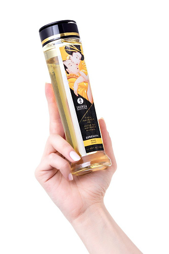 Массажное масло с ароматом моной Shunga Serenity 1213 (240 мл)