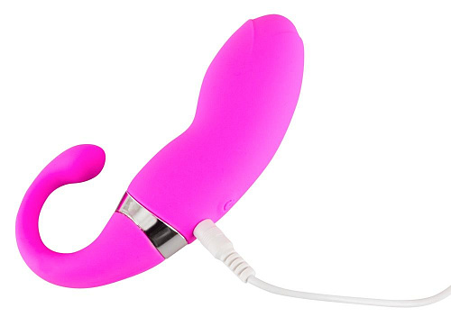 Розовый изогнутый вибростимулятор Orion 0587230 (14 см)