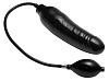 Чёрный фаллоимитатор с функцией расширения XR Brands Primal Inflatable Dildo AE165 (21,6 см)