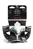 Чёрный набор из двух маскарадных масок с серебристым рисунком Fifty Shades of Grey Masks On Masquerade FS-52420