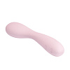 Нежно-розовый силиконовый перезаряжаемый вибромассажёр Baile Nigel BI-014422-1 (17,5 см)