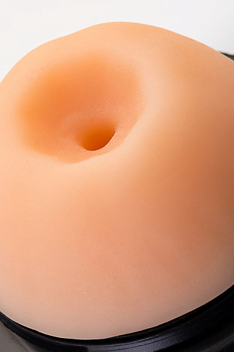 Чёрный мастурбатор-анус в чёрной тубе Nalone Nalone Bling CS-F005