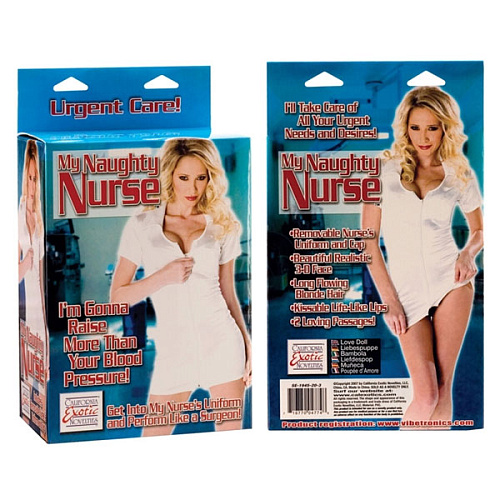 Надувная кукла «Медсестра» цвета тела California Exotic Novelties My Naughty Nurse Love Dolls SE-1945-20-3