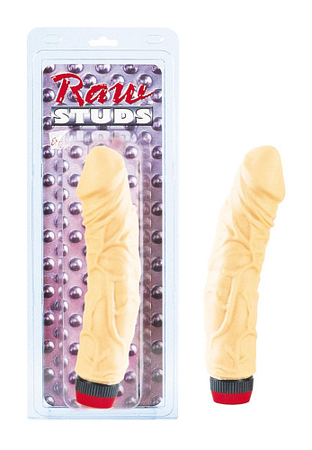 Фаллоимитатор телесного цвета с вибрацией California Exotic Novelties Super Veined Vibrator SE-0817-01-2 (20 см)