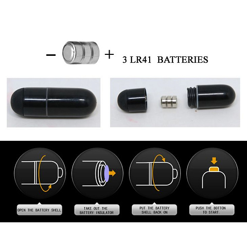 Чёрное эрекционное кольцо с клиторальной виброподушечкой Baile Ethol BI-026220-0801