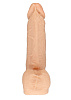 Упругая гелевая насадка-фаллос телесного цвета для трусиков с плугом LOVETOY (А-Полимер) 201600 (16,5 см)