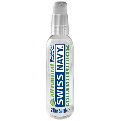 Гипоаллергенный лубрикант Swiss navy All Natural Water Base Lubricant SNAN2 (59 мл)