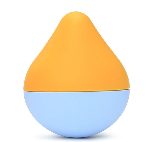Нежный вибромассажёр, жёлтый с синим Tenga MINI SORA MIKAN VIBRATOR E24809