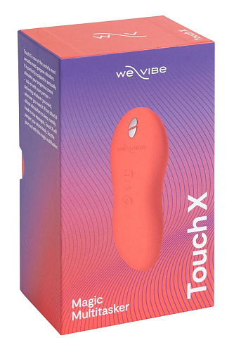 Коралловый вибростимулятор We-vibe Touch X SNTCSG4