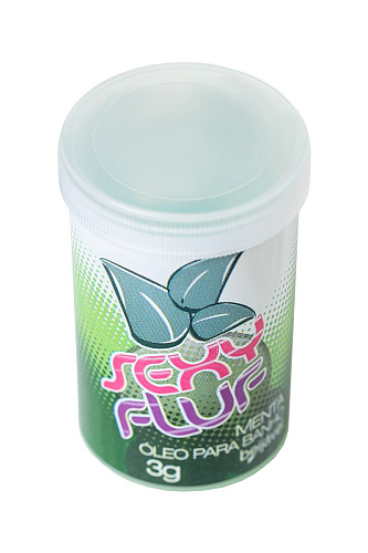 Масло для ванны и массажа с мятным ароматом INTT SEXY FLUF BLB07 (2 капсулы × 3 гр)