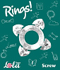 Прозрачное эрекционное кольцо Lola toys Rings Screw 0112-40Lola