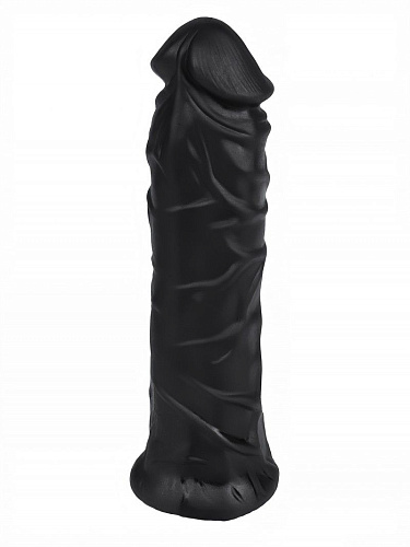 Чёрная насадка HARNESS для трусиков с плагом Сумерки богов №9 353-09 BX DD (20 см)