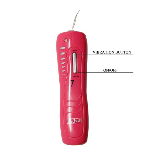 Прозрачный вибромассажер для груди Baile MOMO II BI-014070-1