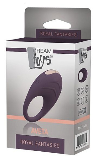 Фиолетовое эрекционное виброкольцо Dream Toys AVETA 21664
