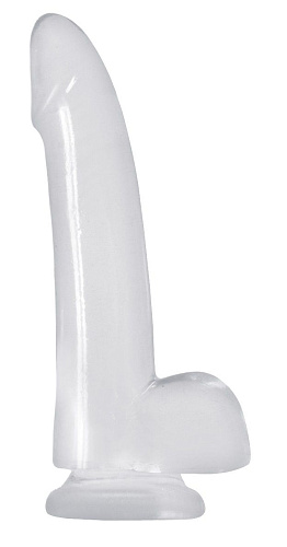Прозрачный фаллоимитатор на присоске NS Novelties Jelly Rancher 5 Smooth Rider Dong NSN-0455-11 (15 см)