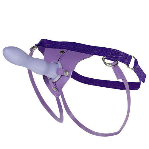 Страпон Pipedream Silicon Strap-on Purple PD3772-12