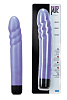 Фиолетовый водонепроницаемый вибромассажёр Seven Creations Pure Vibes 06-156-E19 (21,8 см)