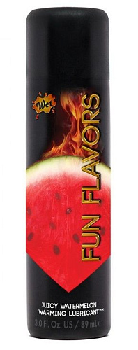 Разогревающий лубрикант с ароматом арбуза Wet Fun Flavors 4-in-1 Juicy Watermelon 20429