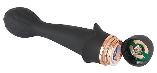 Чёрный гибкий вибратор Orion Bendy Flower 0592200 (16,8 см)