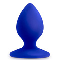 Синяя анальная пробка Blush Novelties RUMP RIMMER MINI BL-81202 (5 см)