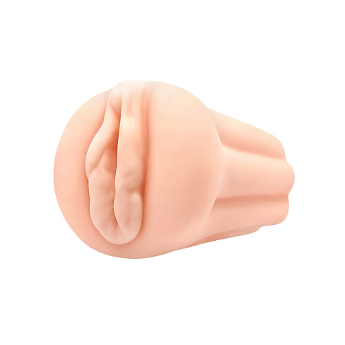 Мастурбатор-вагина телесного цвета с эффектом смазки Baile Crazy Bull  BM-009208K