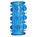 Голубая насадка с шипами и шишечками Dream Toys LUST CLUSTER 310009