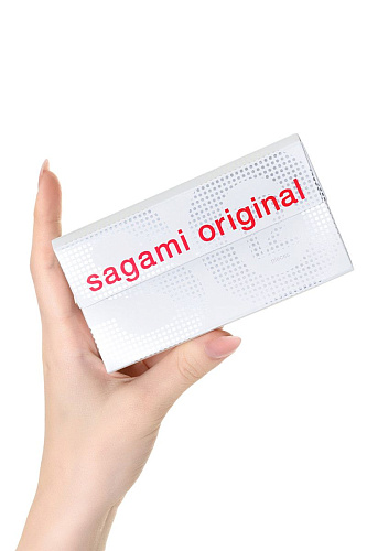 Ультратонкие, прозрачные презервативы Sagami Original 0.02 №12 (12 шт)