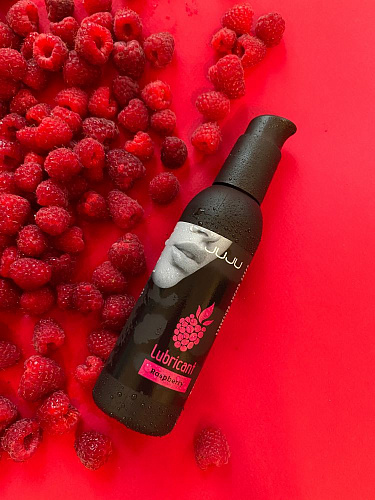 Съедобный лубрикант с ароматом малины JuJu 999JU (150 мл)