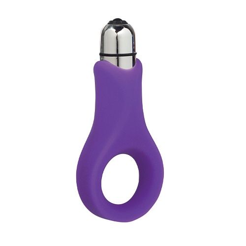 Фиолетовое виброкольцо California Exotic Novelties Embrace Couples ring SE-4615-15-3