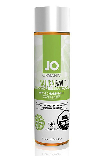 Лубрикант на водной основе с экстрактом ромашки System JO NATURALOVE ORIGINAL JO44001 (120 мл)