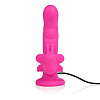 Розовый силиконовый вибратор California Exotic Novelties Love Rider Butterfly Lovers SE-1498-76-3 (18 см)