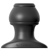 Чёрная анальная пробка большого размера с тоннелем Pipedream Open Wide Tunnel Plug XL  PD4683-23 (7,2 см)