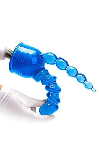 Синяя двойная насадка Hitachi Magic 2717 (для Magic Wand)