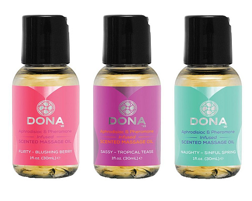 Подарочный набор массажных масел System JO DONA Let me touch you JO40600