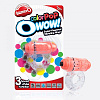 Неоновое оранжевое кольцо на пенис Screaming O O wow! CP-OW-101