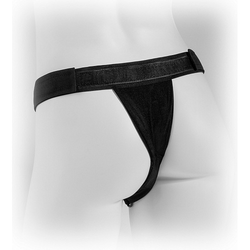 Чёрные трусики для страпона Pipedream Universal Breathable Harness PD3463-23 (размер S-M-L)